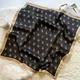 Жіноча хустка бандана шарф пов'язка на шию сумку голову Honey Fashion Accessories чорний (12-190) - зображення 2