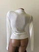 Жіноча прозора кофтинка гольф водолазка Honey Fashion Accessories М білий (10-124) - зображення 6