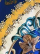 Жіноча хустка бандана шарф пов'язка на шию сумку голову Honey Fashion Accessories жовто-синій (12-186) - зображення 6