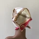 Женский платок бандана шарф повязка на шею сумку голову Honey Fashion Accessories розовый (12-185) - изображение 3