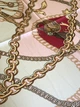 Женский платок бандана шарф повязка на шею сумку голову Honey Fashion Accessories розовый (12-185) - изображение 5