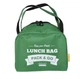 Термосумка Lunch Bag (Ланч Бег) Pack and Go "Lunch Bag ZIP" зеленый (LB613) - изображение 1