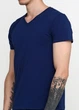 Футболка синяя "Only Man" (95-TSH-3-02-V-blue/small-silver-back-S) - изображение 3