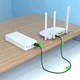 USB Кабель для роутера від повербанка з перетворювачем на 12V, DC5521 (DC 5.5x2.1mm), USB 5V->12V, 1м - изображение 3