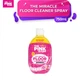 Универсальное суперконцентрированое средство для мытья полов The Pink Stuff Ultra Power Multi Surface Miracle Floor Cleaner Spray 750 ml - изображение 2