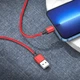 Кабель Borofone BX87 Sharp USB - Lightning усиленная оплетка красный - изображение 3