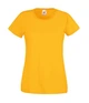 Футболка Fruit of the loom Valueweight Lady-Fit S Желтый (61-372-0) - изображение 1