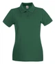 Поло Fruit of the Loom Premium polo lady-fit 2XL Темно-Зеленый (0630300382XL) - изображение 1