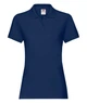 Футболка поло женская Fruit of the Loom Premium polo lady-fit XL Синий (063030032XL) - изображение 1
