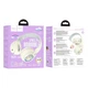 Беспроводные детские наушники HOCO W50 с RGB подсветкой |BT5.3, AUX/TF, 12h| Milky white - изображение 5