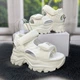 Босоножки подростковые для девочки Jong Golf белые на платформе 34 р (21,5 см) 5417 - изображение 4
