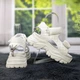 Босоножки подростковые для девочки Jong Golf белые на платформе 34 р (21,5 см) 5417 - изображение 6