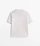 Жіноча футболка Massimo Dutti біла розмір S (338988) - зображення 3