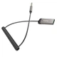 Bluetooth-трансмиттер ресивер HOCO E78 Benefit car AUX BT 5.3 receiver with cable Black Metal Gray (6942007605663) - изображение 2
