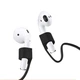 Силиконовый шнур для беспроводных наушников AirPods / нашейный ремешок, черный (86012270) - изображение 5