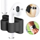 Силиконовый держатель для беспроводных наушников AirPods на ремешок часов, черный "G" (86012334) - изображение 3