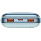 Павербанк powerbank УМБ Baseus Bipow Pro PPBD030003 20000mAh 22.5W 2хUSB-A QC3.0 In USB-C Li-pol Display Cable Blue - изображение 5
