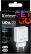 Мережевий зарядний пристрій Defender UPA-22 2xUSB 2.1А White (83580) - зображення 5