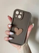 Чехол для телефона Iphone 14 3D Love Heart Brown - зображення 2