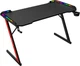 Игровой стол XTRIKE ME DK-05 Gaming Desk RGB подсветка 110x60x74 МДФ Black - изображение 1