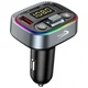 Автомобильный FM-трансмиттер ресивер Aspiring Wave 8 PD 48W LED Bluetooth DSP QC3.0 USB-C Вольметр Silver-Black (WA.6002) - изображение 1