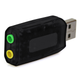 Звуковая карта Media-Tech MT5101 USB Virtual 5.1 Channel Black - изображение 3