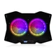 Подставка для ноутбука Modecom SILENT FAN MC-CF18 USB LCD RGB Black (PL-MC-CF-18-RGB) - изображение 1