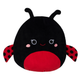 Maskotka Squishmallows Trudy - Black Ladybug (196566187078) - obraz 1