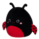 Maskotka Squishmallows Trudy - Black Ladybug (196566187078) - obraz 2