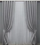 Комплект готових штор VR-Textil Льон-блекаут № 1397ш Сірий 100х270см 2 шт (31-662) - зображення 2