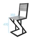 Стілець барний/обідній каркас металевий StepLoft Bar-chair-111 - зображення 2
