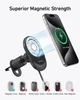 Магнитный автодержатель с беспроводной зарядкой Anker MagSafe Wireless Car Charger MagGo 15W Qi2 Charger, 360° Adjustable для iPhone 17/17 Pro/17 Pro Max, iPhone 16/15/14/13/12 Series - Black - изображение 7