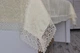 Скатерть праздничная с кружевом 150x220 см тканевая 3385-dk - изображение 2