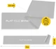 Лента-эспандер для спорта и реабилитации 4FIZJO Flat Band 200 х 15 см 15-25 кг Silver (P-5907739310446) - изображение 7