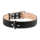 Ошейник "CoLLaR" двойной (ширина 35мм, длина 48-63см) черный - зображення 2
