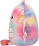 Maskotka Squishmallows Candis - Rainbow Tie-Dye Shrimp (0196566214446) - obraz 3