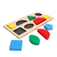 Рамка вкладыш Komarovtoys Геометрические фигуры 8 A327 31х15х2 см - изображение 1