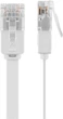 Патч-корд Goobay RJ45 UTP5e 0.5m patch AWG30 Flat D=1.5x6.0mm білий(75.09.3357) - изображение 2