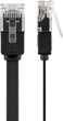 Патч-корд Goobay RJ45 UTP6 3.0m patch Flat OD 1.5x6.0mm Cu чорний(75.09.5386) - зображення 2