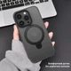 Чехол для iPhone 15 Pro Max Fruct Back Stand Case with Magsafe Матовый Black - изображение 2
