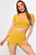 Костюм женский горчичного цвета Fashion размер 40-42 (181514) - изображение 1
