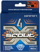 Шнур Brain Scout 4X 150 м (fluoro Orange) 0.163 мм 9.8 кг (18585537) - изображение 2