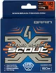 Шнур Brain Scout 4X 150 м (fluoro Orange) 0.183 мм 11.9 кг (18585538) - изображение 2