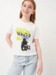 Подростковая футболка для девочки Reporter Young 241-0440G-24-200-1 158 см Белый экрю (5900703901831) - изображение 4