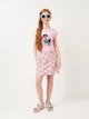 Подростковое летнее платье для девочки Disney Barbie EX1087 134-140 см Розовое (3609086877369) - изображение 3