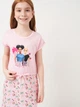 Подростковое летнее платье для девочки Disney Barbie EX1087 134-140 см Розовое (3609086877369) - изображение 4