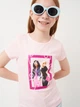 Детская футболка для девочки Disney Barbie EX1265.REC 110-116 см Светло-розовая (3609087056572) - изображение 4