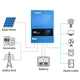 Гібридний інвертор ANENJI 6,2KW, 6200VA/6200W, 48V, струм заряду 120A(max), 170-280V, МРРТ60-500VDC, 438x295x105mm, 8,7 kg, Q2 - изображение 6