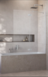 Стеклянная шторка для ванны RADAWAY Essenza Brushed Nickel PND II 130 правая 110002130-91-01R - изображение 1