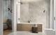 Стеклянная шторка для ванны RADAWAY Modo New Brushed GunMetal PNJ 90 см стекло прозрачное 10006090-92-01 - изображение 3
